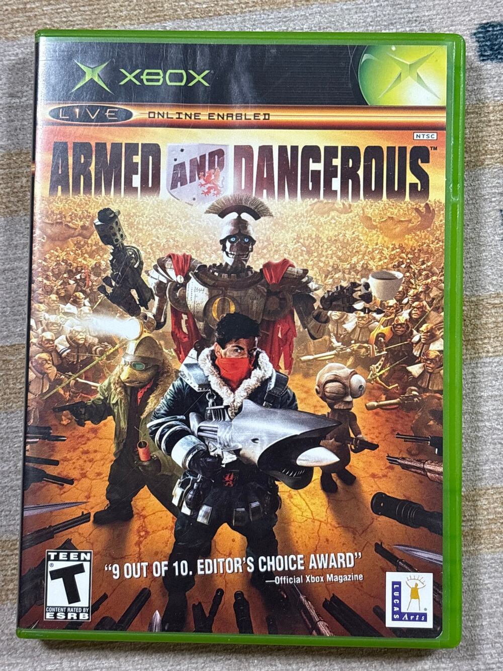 Armed and Dangerous (Microsoft Xbox, 2003) CIB Complete with manual & case